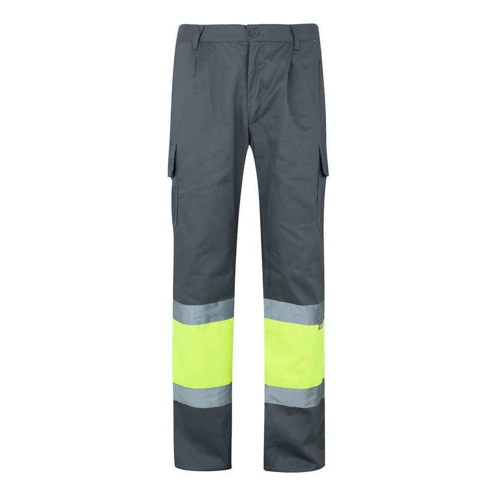 VL POSEIDON LARGE. Pantaloni in twill bicolore con diverse tasche (210g/m²), in cotone (20%) e poliestere (80%)
