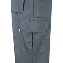 VL POSEIDON LARGE. Pantaloni in twill bicolore con diverse tasche (210g/m²), in cotone (20%) e poliestere (80%)