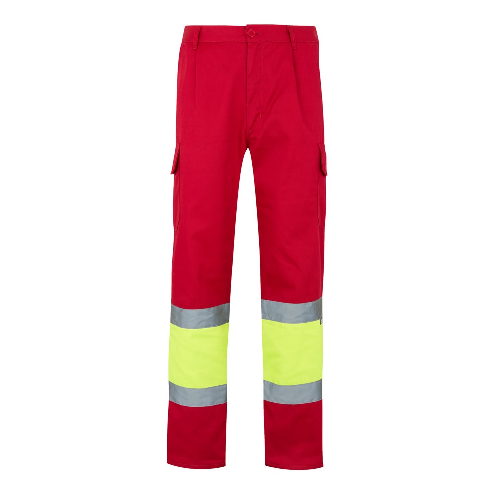 VL POSEIDON. Pantaloni in twill bicolore con diverse tasche (210g/m²), in cotone (20%) e poliestere (80%)