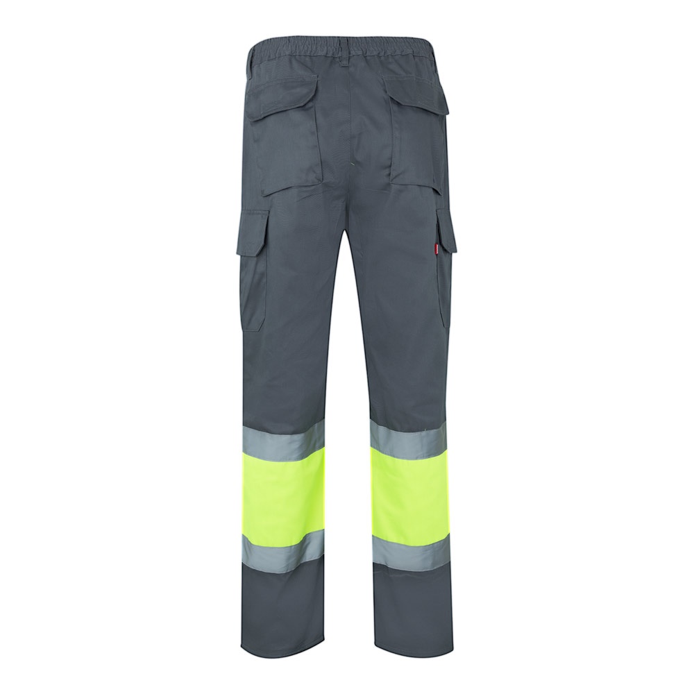 VL POSEIDON. Pantaloni in twill bicolore con diverse tasche (210g/m²), in cotone (20%) e poliestere (80%)
