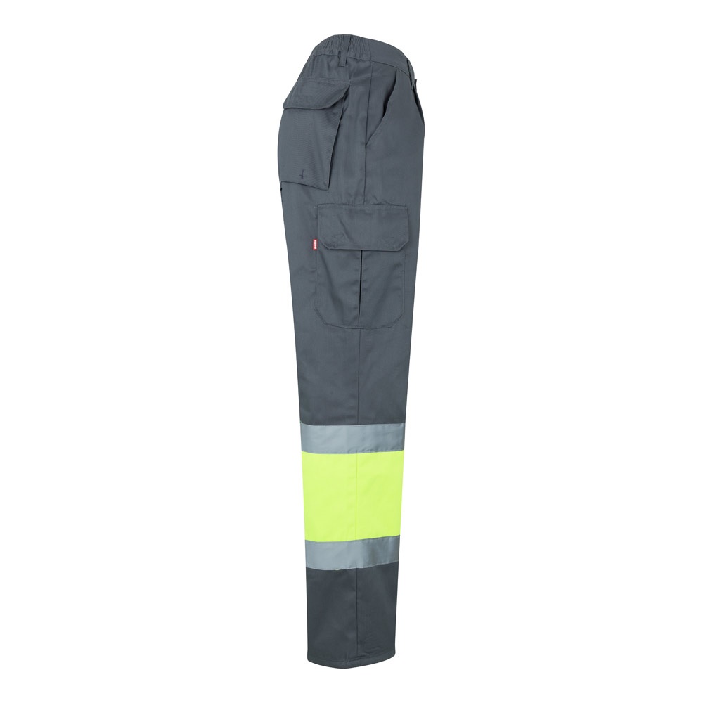 VL POSEIDON. Pantaloni in twill bicolore con diverse tasche (210g/m²), in cotone (20%) e poliestere (80%)