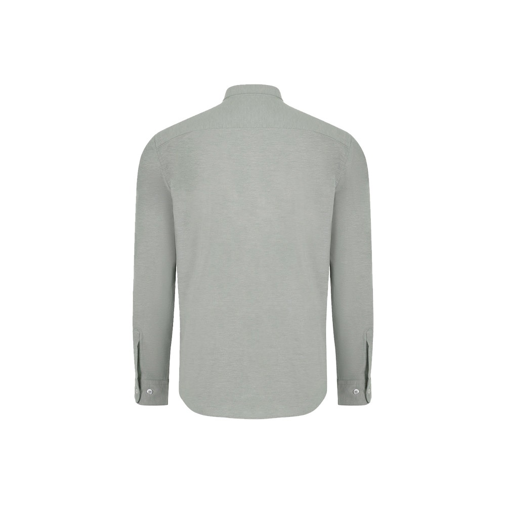 VL PRITHVI MAN. Camicia Oxford da uomo (180 g/m²) in cotone (50%), poliestere (45%) ed elastan (5%)