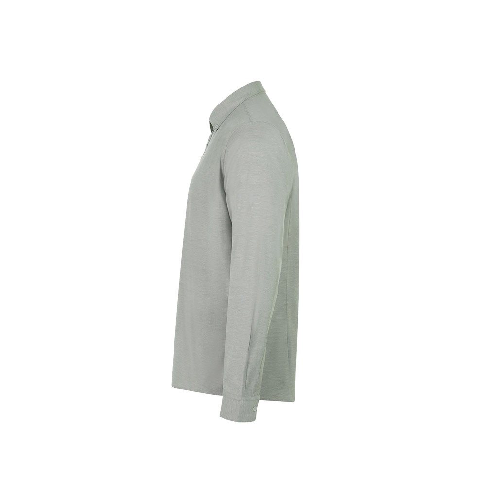 VL PRITHVI MAN. Camicia Oxford da uomo (180 g/m²) in cotone (50%), poliestere (45%) ed elastan (5%)