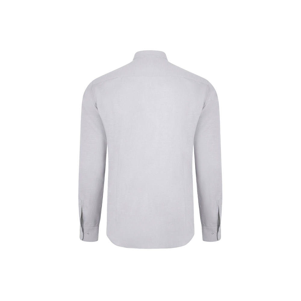 VL PRITHVI MAN. Camicia Oxford da uomo (180 g/m²) in cotone (50%), poliestere (45%) ed elastan (5%)