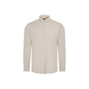 VL PRITHVI MAN. Camicia Oxford da uomo (180 g/m²) in cotone (50%), poliestere (45%) ed elastan (5%)