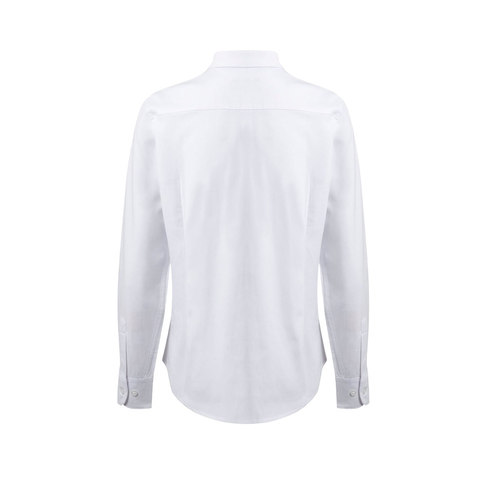 VL PRITHVI WOMEN. Camicia Oxford (180 g/m²) da donna in cotone (50%), poliestere (45%) ed elastan (5%)