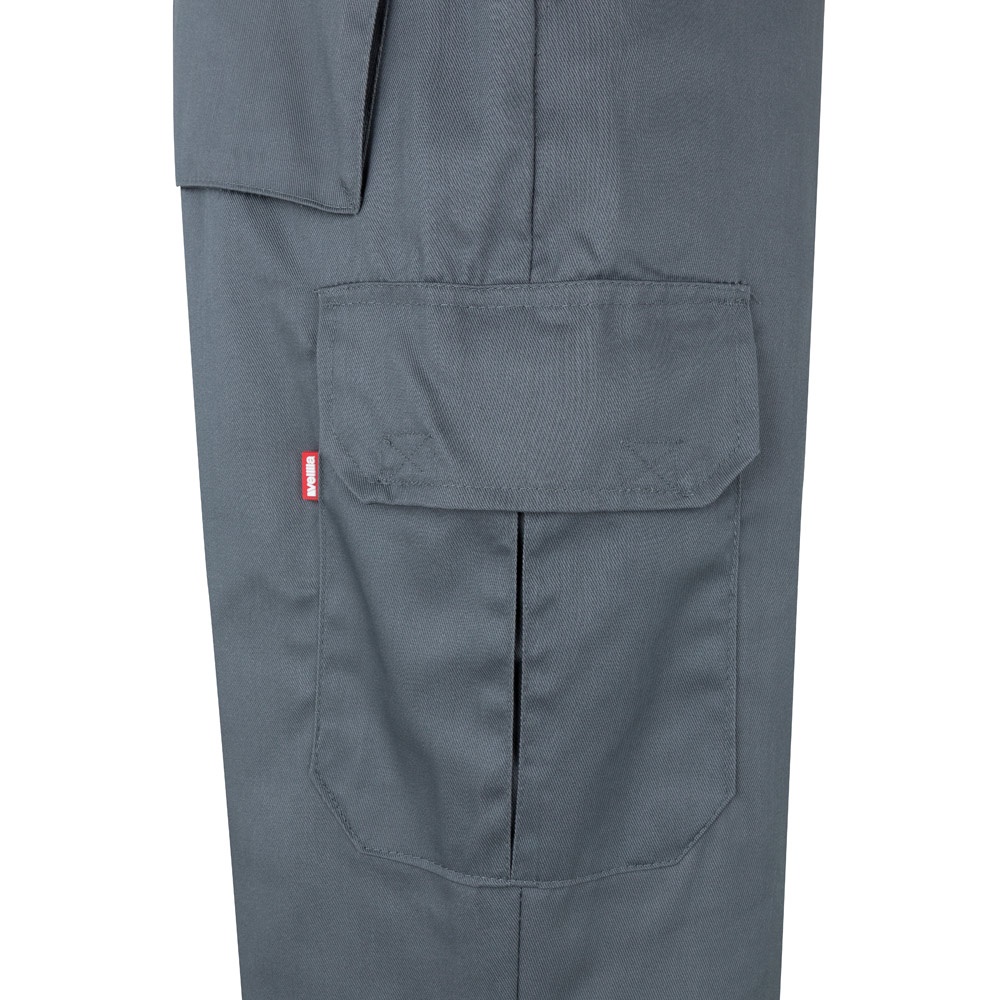 VL POSEIDON. Pantaloni in twill bicolore con diverse tasche (210g/m²), in cotone (20%) e poliestere (80%)