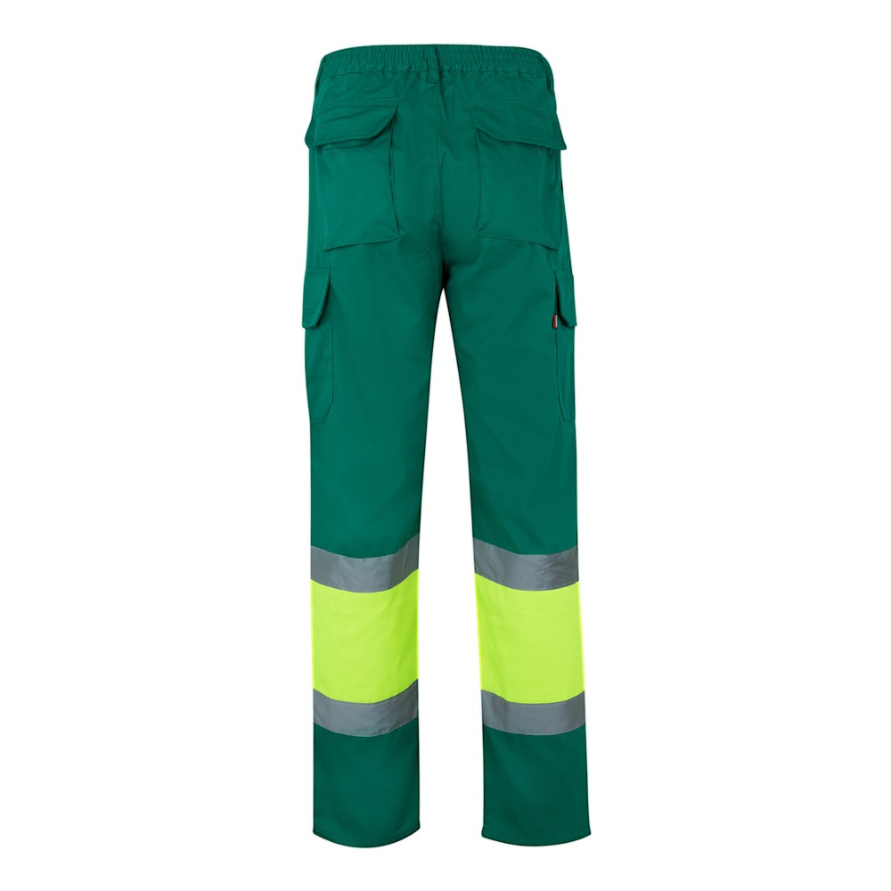 VL POSEIDON. Pantaloni in twill bicolore con diverse tasche (210g/m²), in cotone (20%) e poliestere (80%)