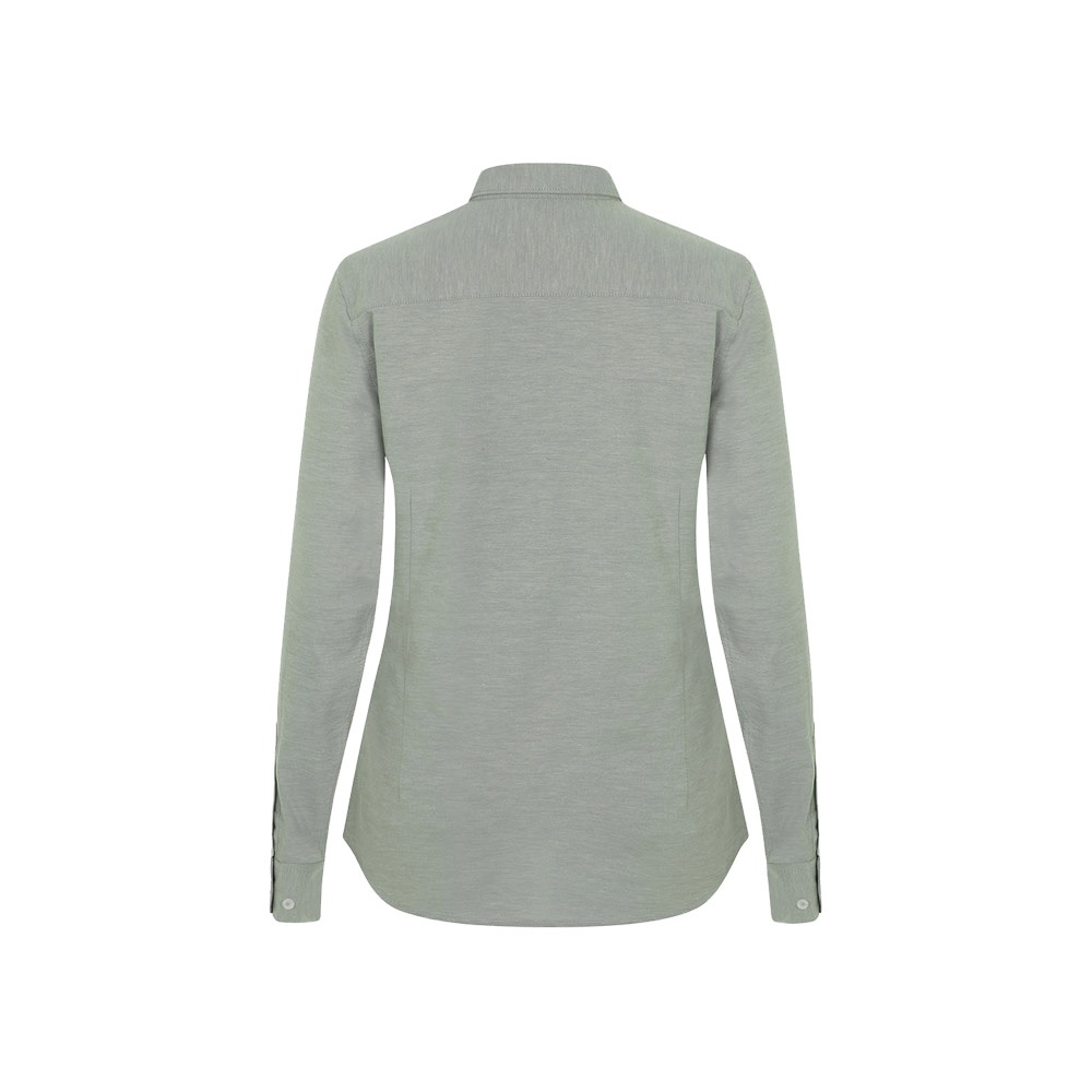 VL PRITHVI WOMEN. Camicia Oxford (180 g/m²) da donna in cotone (50%), poliestere (45%) ed elastan (5%)