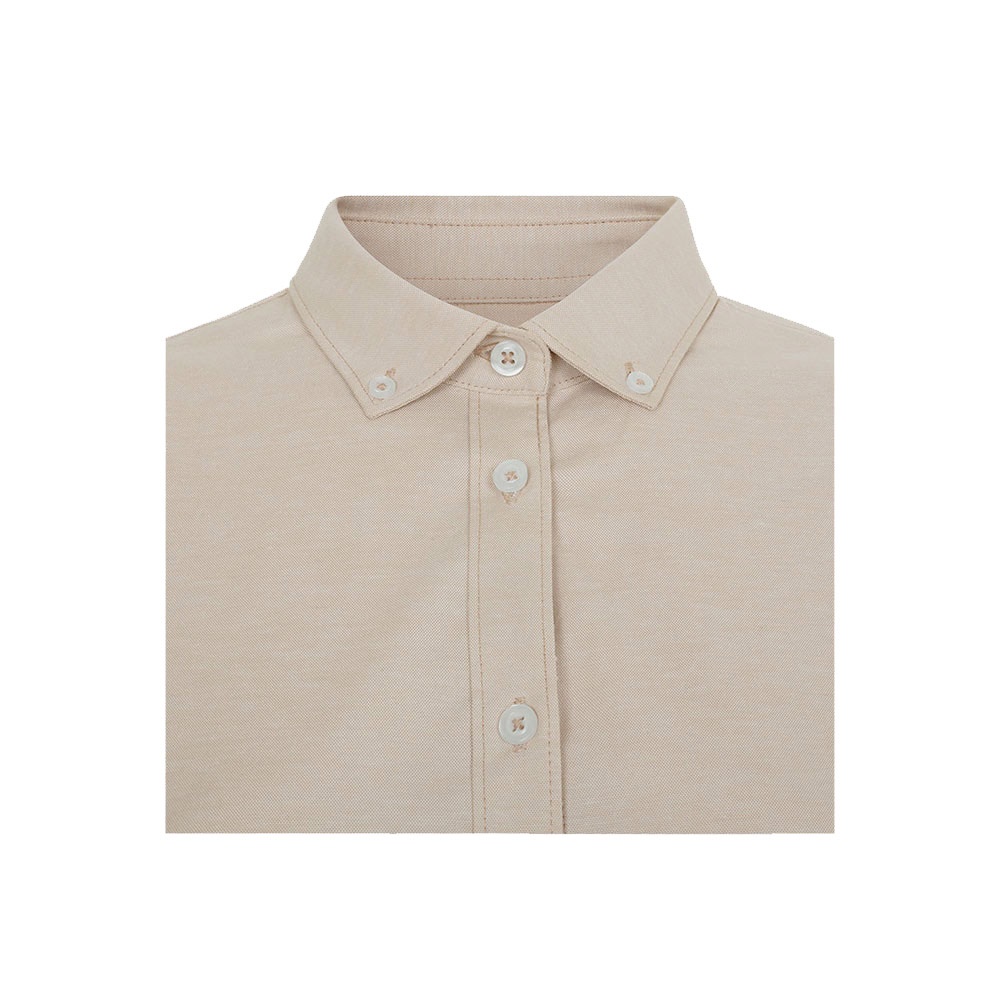 VL PRITHVI WOMEN. Camicia Oxford (180 g/m²) da donna in cotone (50%), poliestere (45%) ed elastan (5%)