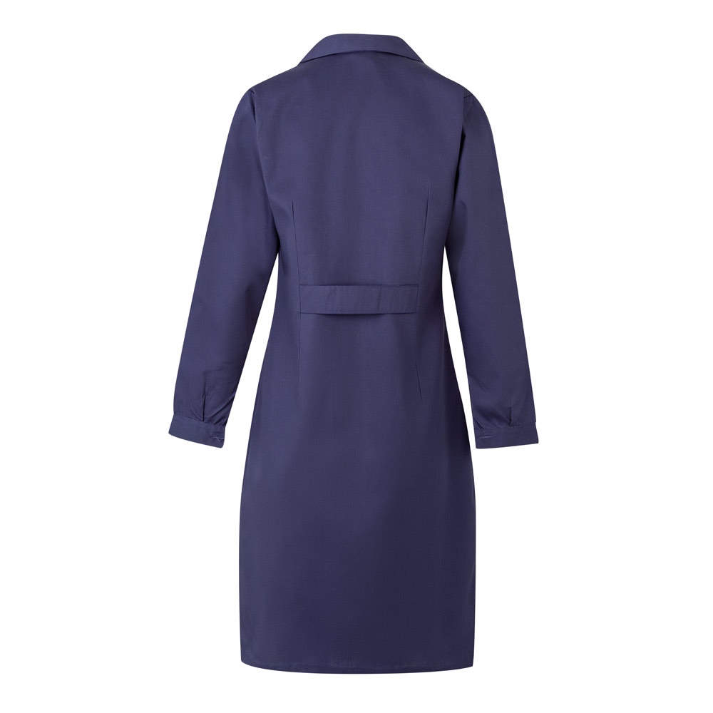 VL RAMA. Grembiule in twill a maniche lunghe (175g/m²), in twill di cotone (35%) e poliestere (65%)