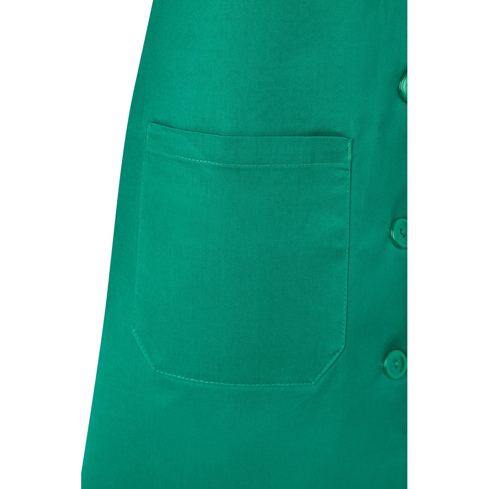 VL RAMA. Grembiule in twill a maniche lunghe (175g/m²), in twill di cotone (35%) e poliestere (65%)
