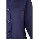 VL RAMA. Grembiule in twill a maniche lunghe (175g/m²), in twill di cotone (35%) e poliestere (65%)