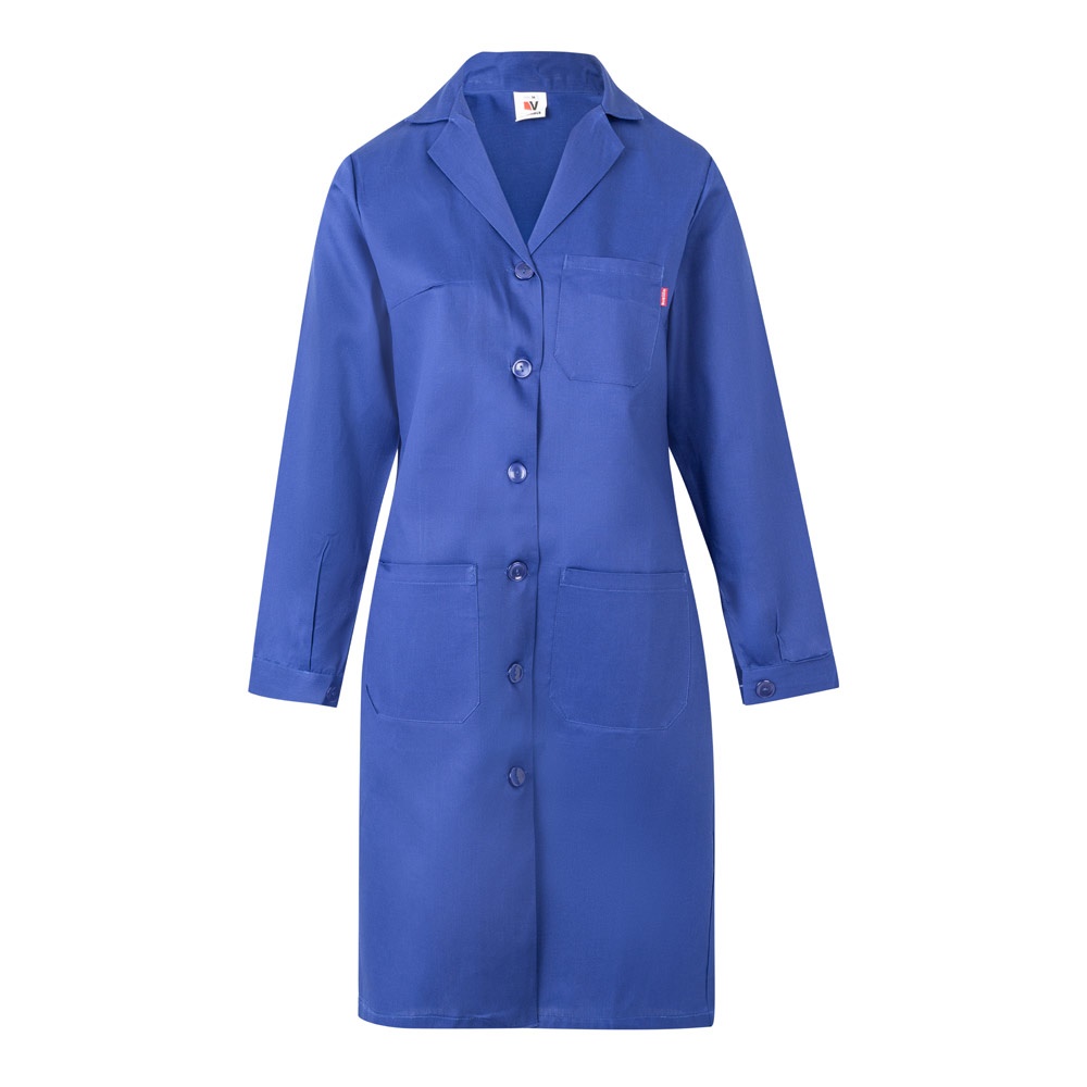 VL RAMA. Grembiule in twill a maniche lunghe (175g/m²), in twill di cotone (35%) e poliestere (65%)