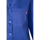 VL RAMA. Grembiule in twill a maniche lunghe (175g/m²), in twill di cotone (35%) e poliestere (65%)