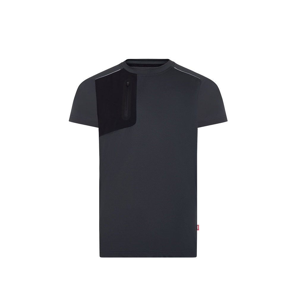 VL RHEA. T-shirt tecnica a Waffle (110 g/m²), realizzata in poliestere riciclato al 100%