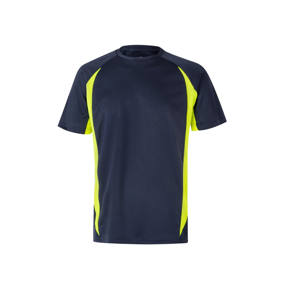 VL SLAYER. T-shirt tecnica bicolore bird-eye (160g/m²), in poliestere (100%)
