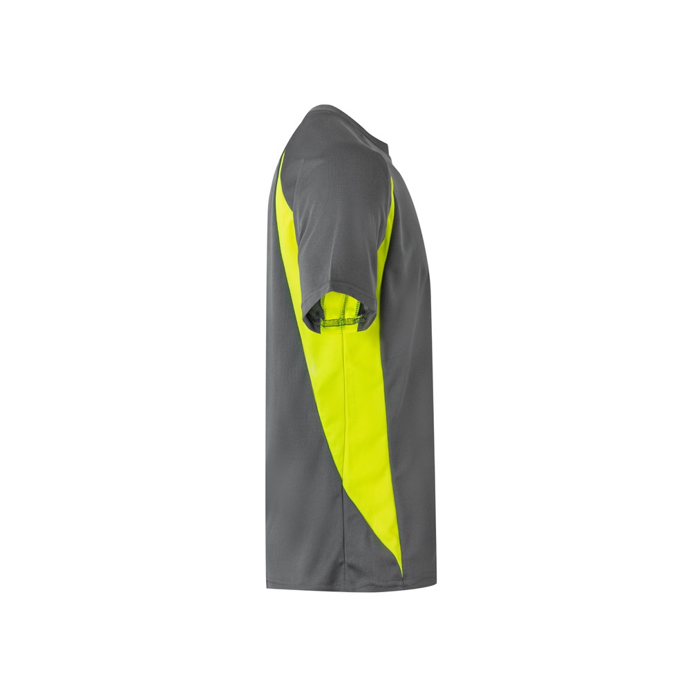 VL SLAYER. T-shirt tecnica bicolore bird-eye (160g/m²), in poliestere (100%)
