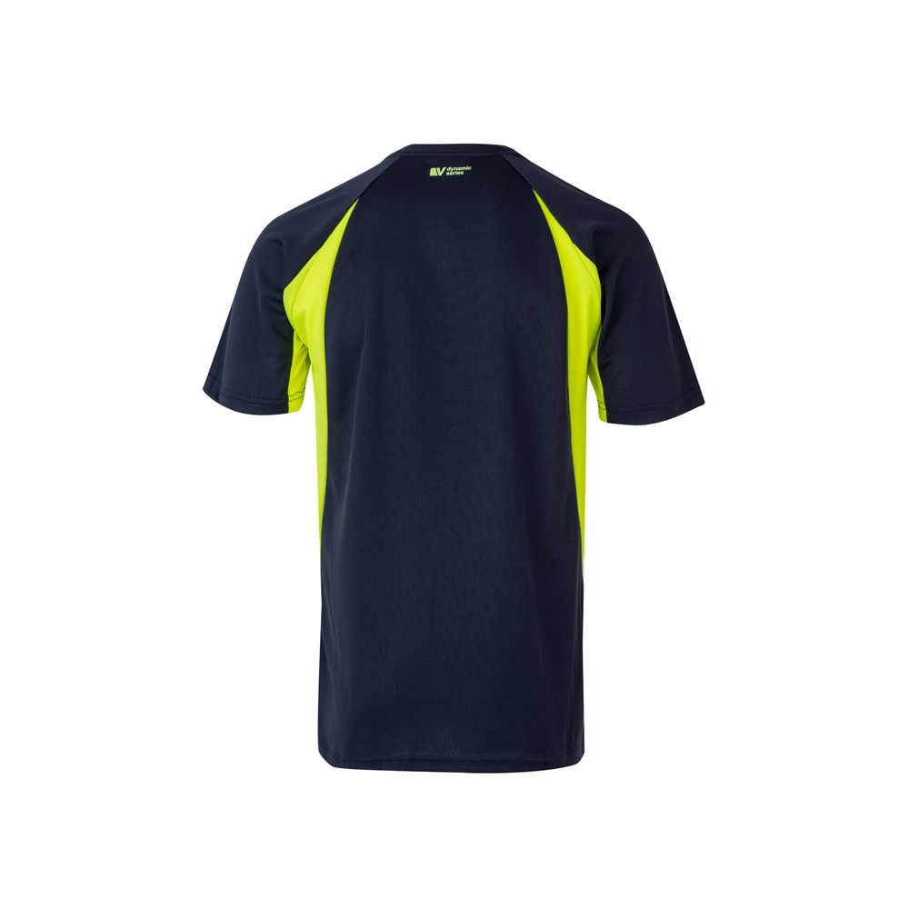 VL SLAYER. T-shirt tecnica bicolore bird-eye (160g/m²), in poliestere (100%)