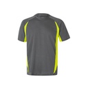 VL SLAYER. T-shirt tecnica bicolore bird-eye (160g/m²), in poliestere (100%)