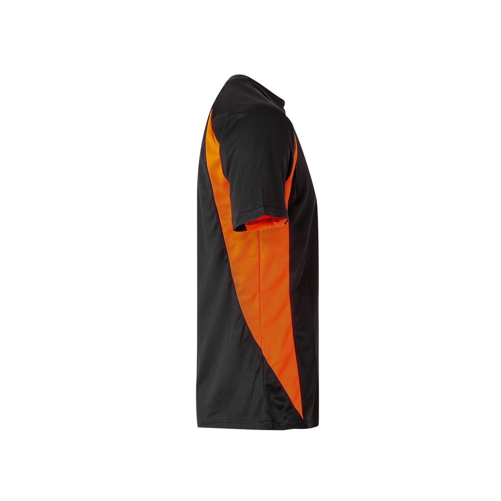 VL SLAYER. T-shirt tecnica bicolore bird-eye (160g/m²), in poliestere (100%)