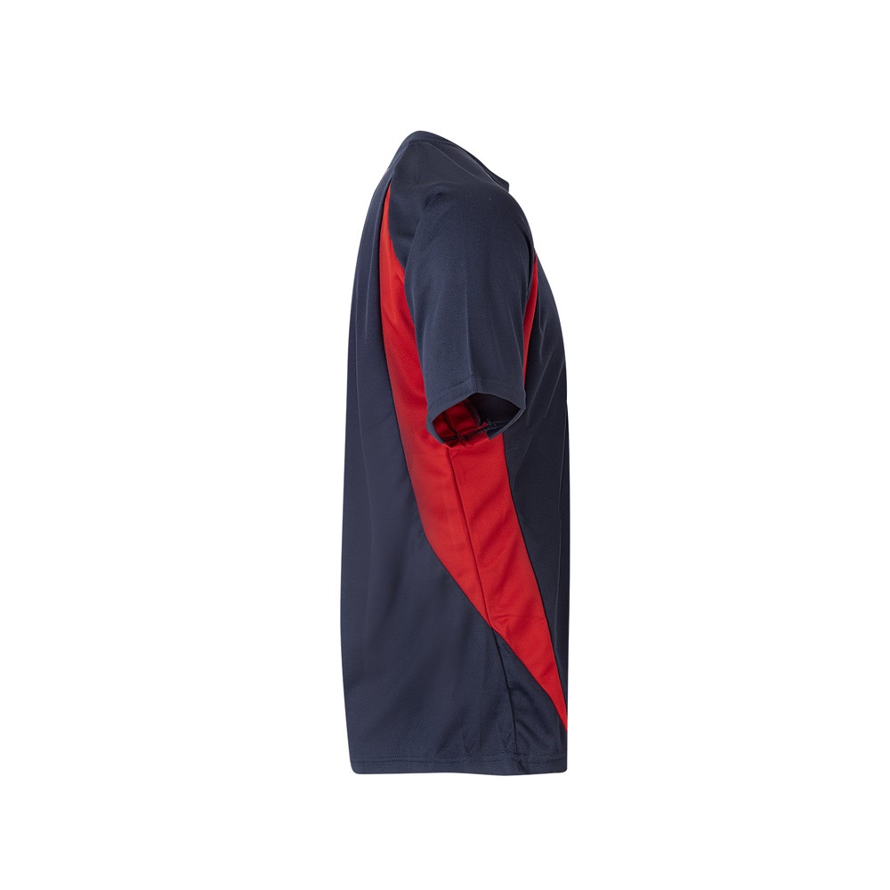 VL SLAYER. T-shirt tecnica bicolore bird-eye (160g/m²), in poliestere (100%)