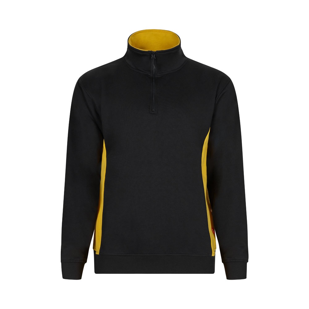 VL SVAROG. Felpa in spugna bicolore (260g/m²), in poliestere (65%) e cotone (35%)