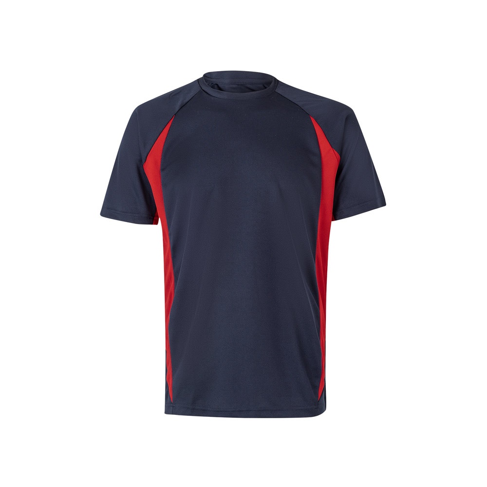 VL SLAYER. T-shirt tecnica bicolore bird-eye (160g/m²), in poliestere (100%)