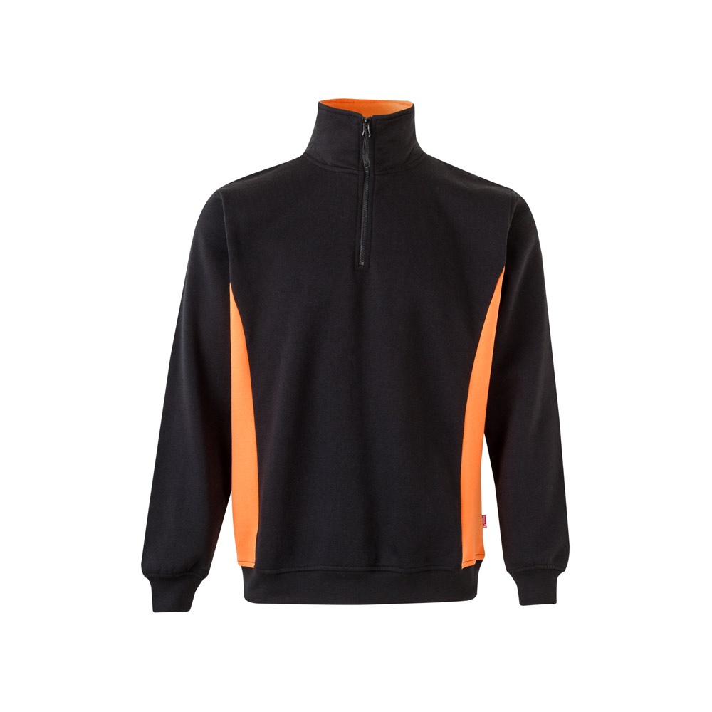 VL SVAROG. Felpa in spugna bicolore (260g/m²), in poliestere (65%) e cotone (35%)