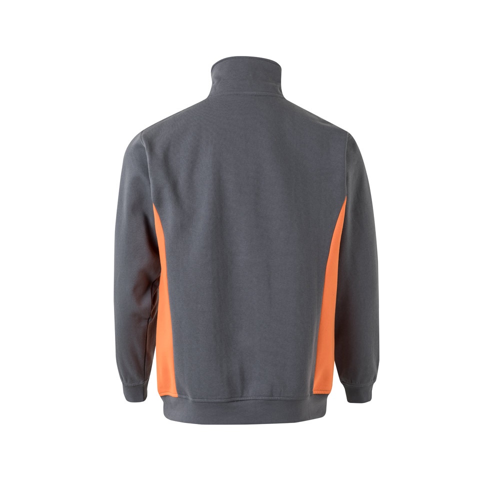 VL SVAROG. Felpa in spugna bicolore (260g/m²), in poliestere (65%) e cotone (35%)