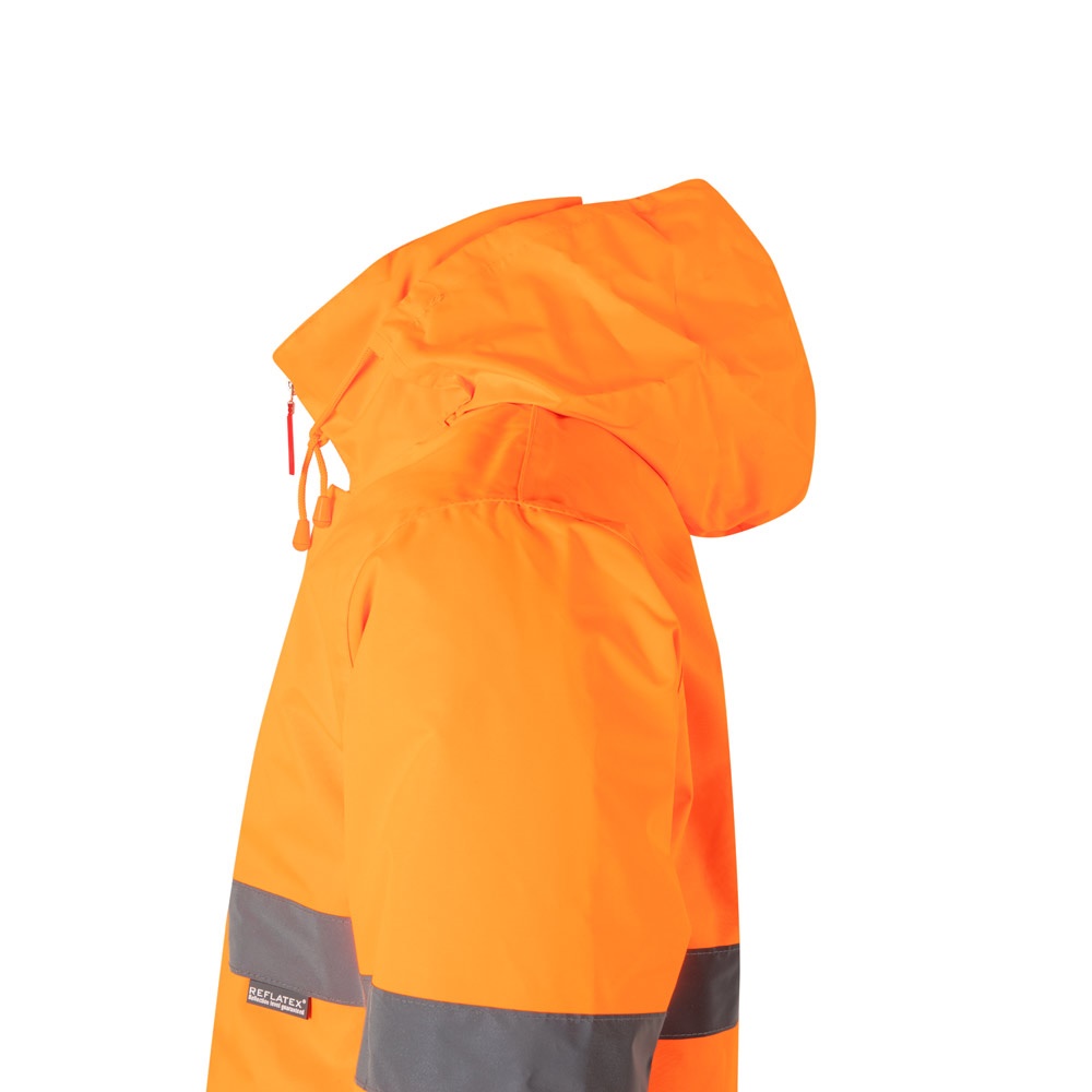 VL THEMIS LARGE. Parka bicolore (190g/m²), in poliestere (100%), con rivestimento in PU