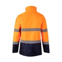 VL THEMIS LARGE. Parka bicolore (190g/m²), in poliestere (100%), con rivestimento in PU