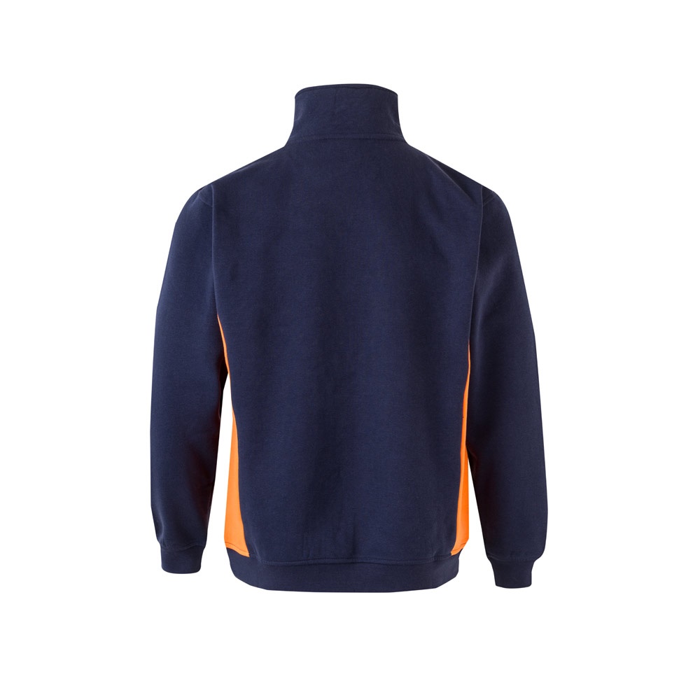 VL SVAROG. Felpa in spugna bicolore (260g/m²), in poliestere (65%) e cotone (35%)