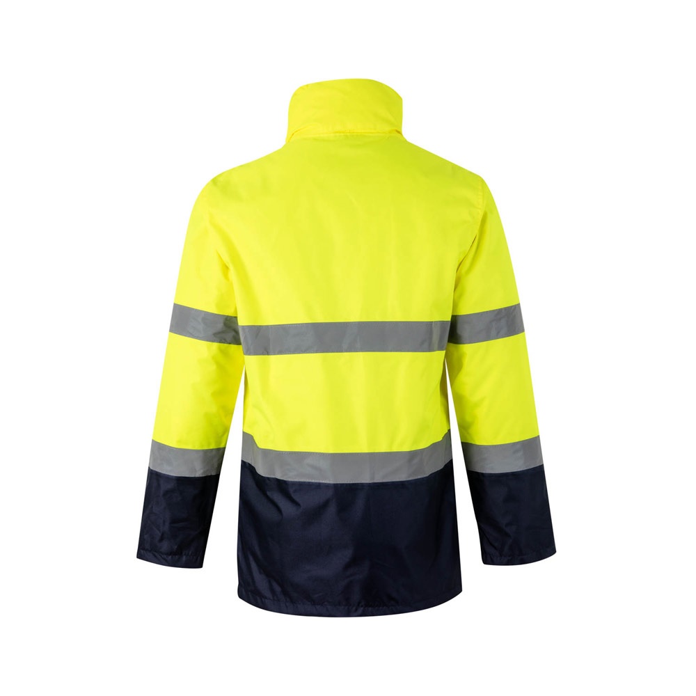 VL THEMIS. Parka bicolore (190g/m²), in poliestere (100%), con rivestimento in PU