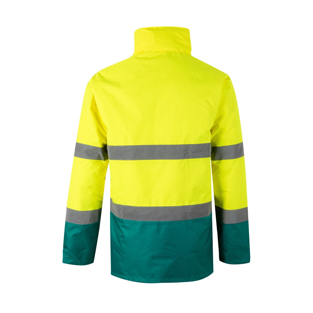 VL THEMIS. Parka bicolore (190g/m²), in poliestere (100%), con rivestimento in PU