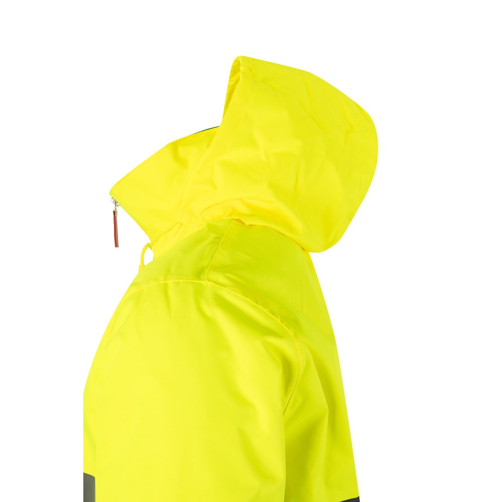 VL THEMIS. Parka bicolore (190g/m²), in poliestere (100%), con rivestimento in PU