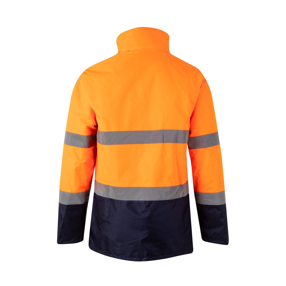 VL THEMIS. Parka bicolore (190g/m²), in poliestere (100%), con rivestimento in PU