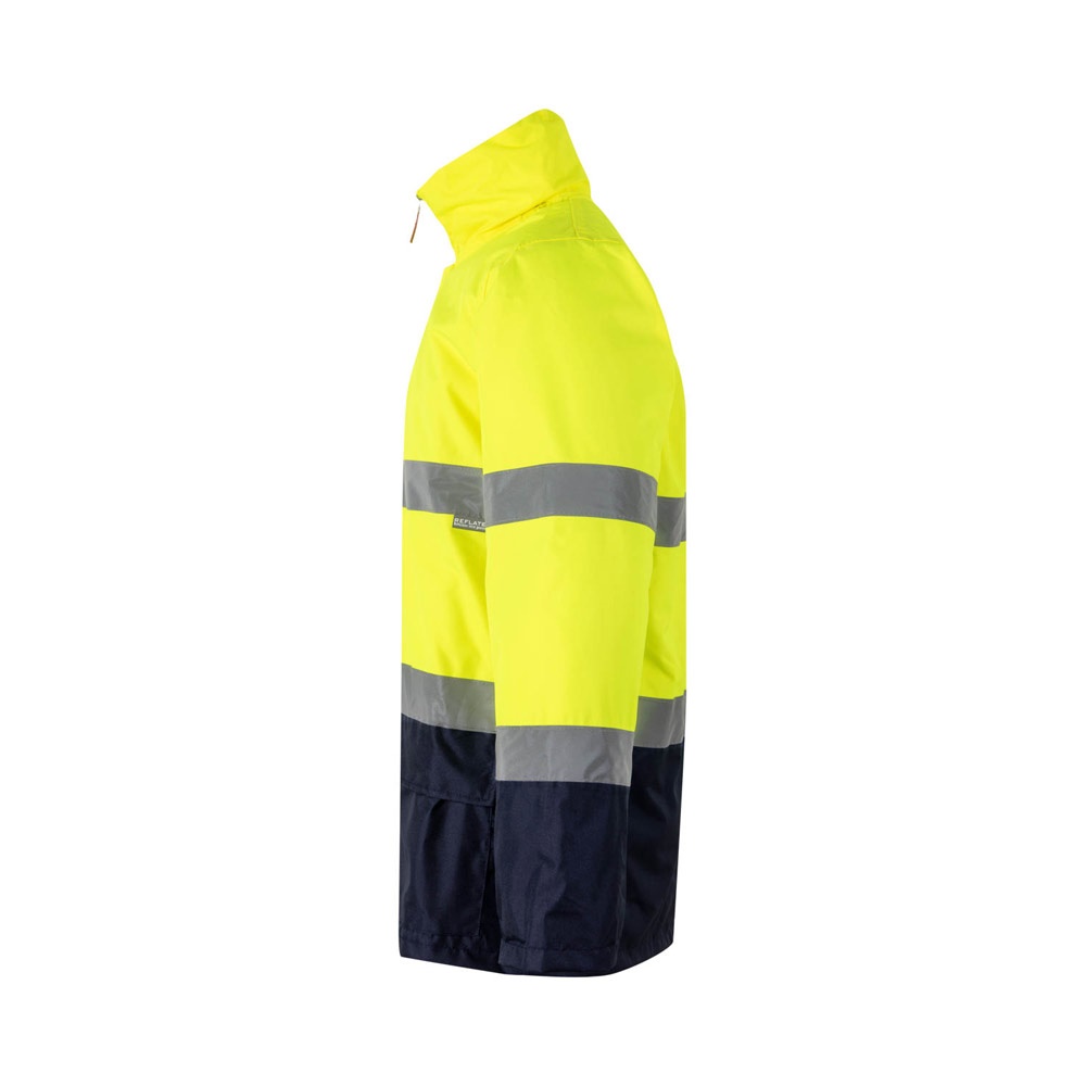 VL THEMIS. Parka bicolore (190g/m²), in poliestere (100%), con rivestimento in PU