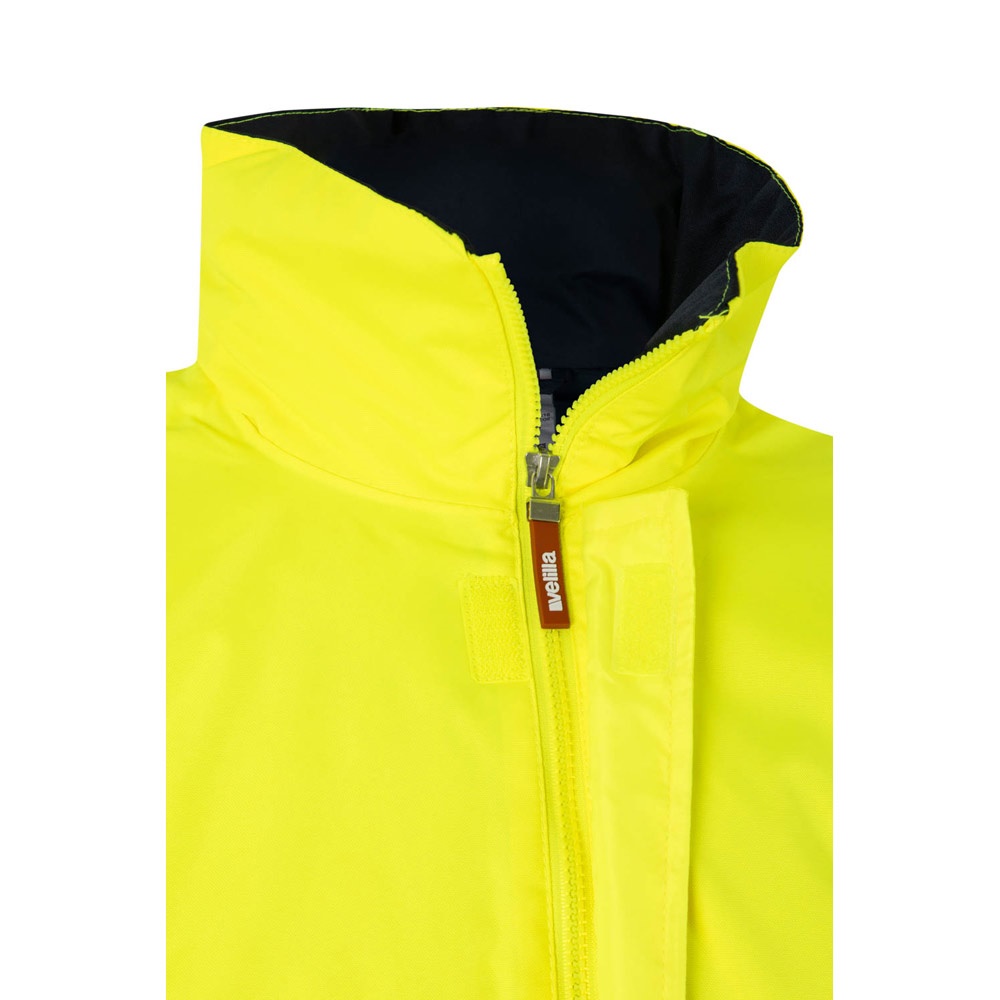 VL THEMIS. Parka bicolore (190g/m²), in poliestere (100%), con rivestimento in PU