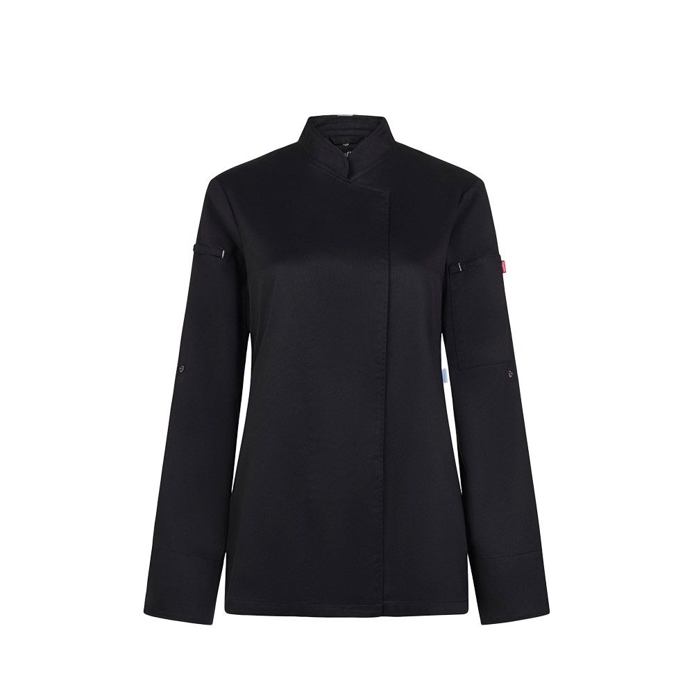 VL THOTH. Giacca da cucina da donna (190 g/m²), realizzata in cotone (35%) e poliestere riciclato (65%)