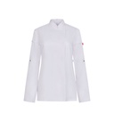 VL THOTH. Giacca da cucina da donna (190 g/m²), realizzata in cotone (35%) e poliestere riciclato (65%)