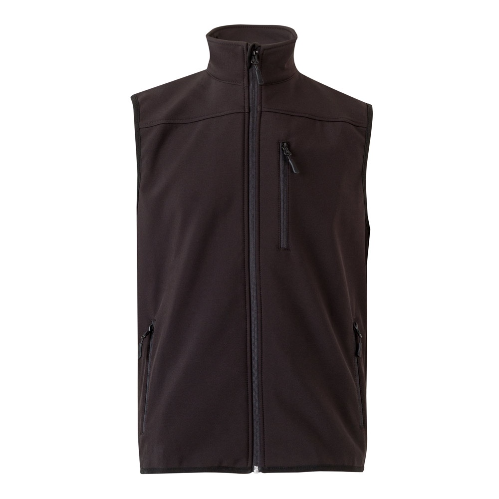 VL VARUNA. Gilet soft shell (280g/m²), con fodera in pile, in poliestere (94%) ed elastan (6%)