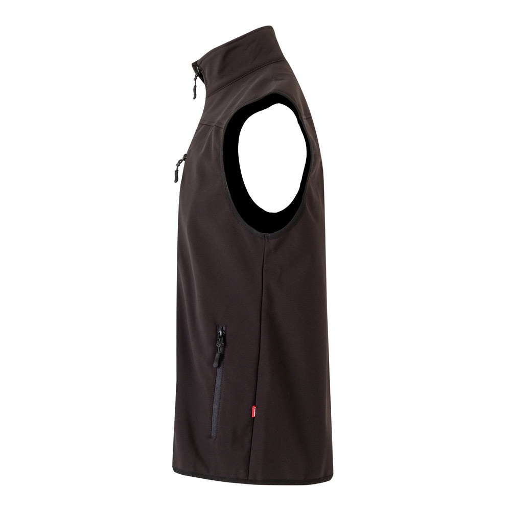 VL VARUNA. Gilet soft shell (280g/m²), con fodera in pile, in poliestere (94%) ed elastan (6%)