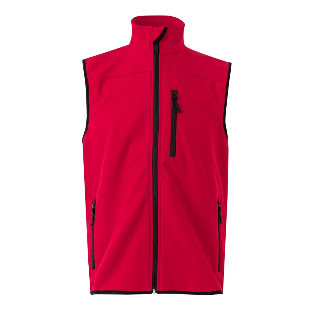 VL VARUNA. Gilet soft shell (280g/m²), con fodera in pile, in poliestere (94%) ed elastan (6%)