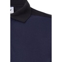 VL VELES. Polo bicolore piqué elasticizzata (200g/m²) con maniche corte, in poliestere (96%) ed elastan (4%)