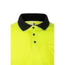 VL VULCAN LARGE. Polo bicolore bird-eye (160g/m²) con maniche lunghe, in poliestere (100%)