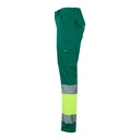 VL ZEUS. Pantaloni elasticizzati bicolore con diverse tasche (240g/m²), in cotone (46%), EME (38%) e poliestere (16%)
