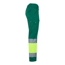 VL ZEUS. Pantaloni elasticizzati bicolore con diverse tasche (240g/m²), in cotone (46%), EME (38%) e poliestere (16%)