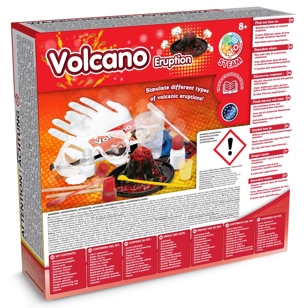 VOLCANIC ERUPTION GAME. Gioco educativo per bambini