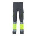 VL ZEUS. Pantaloni elasticizzati bicolore con diverse tasche (240g/m²), in cotone (46%), EME (38%) e poliestere (16%)